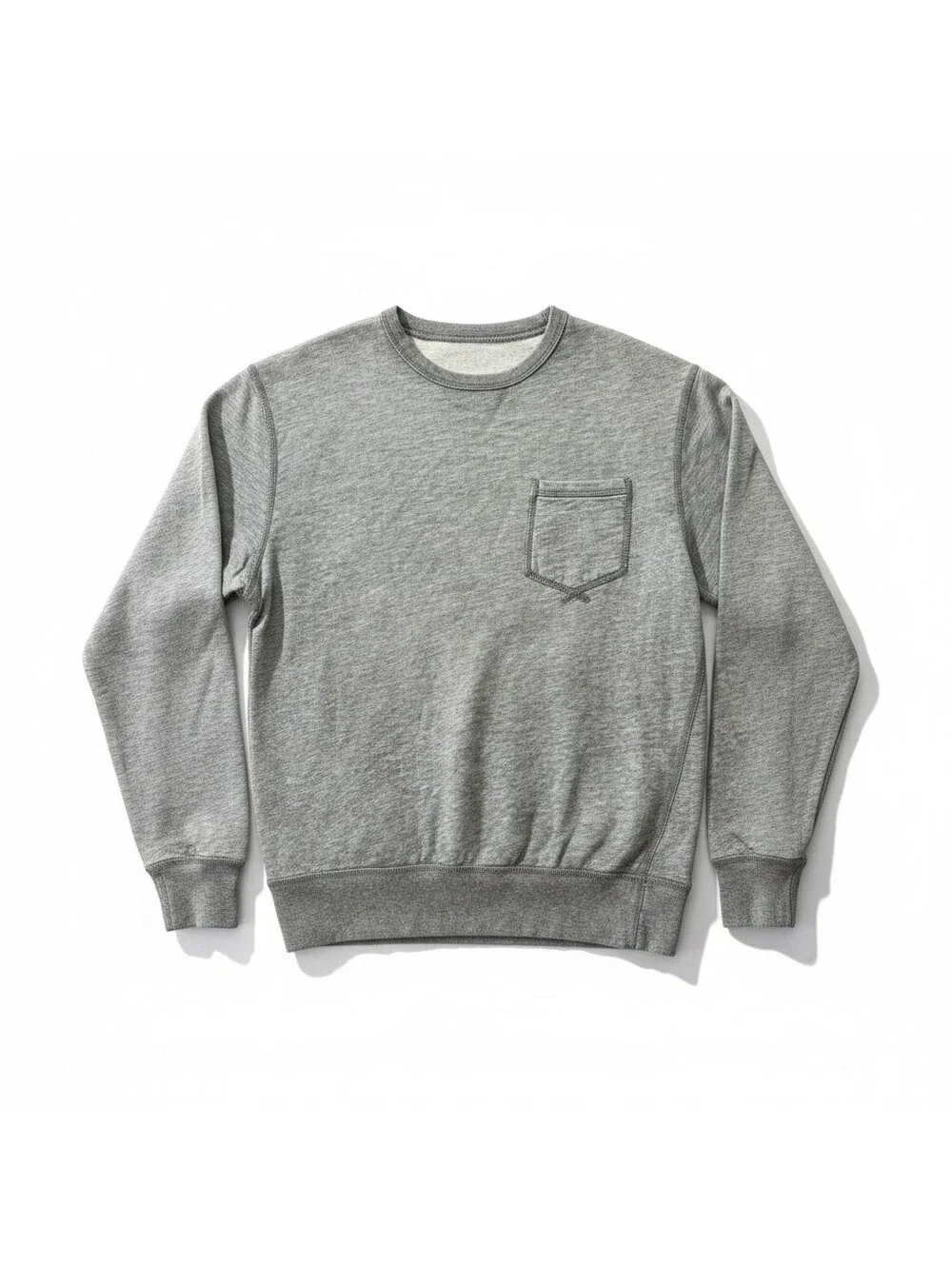 J.Crew Knit Goods Grey Pocket Sweatshirt - Size M